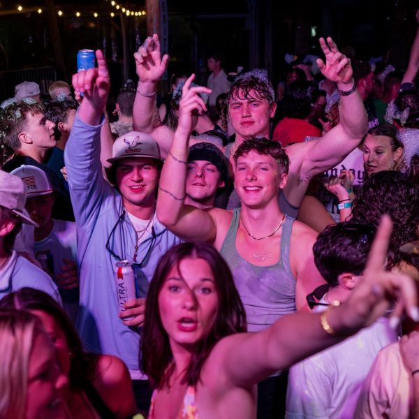 Crowd arms up, PCB Spring Break 2026