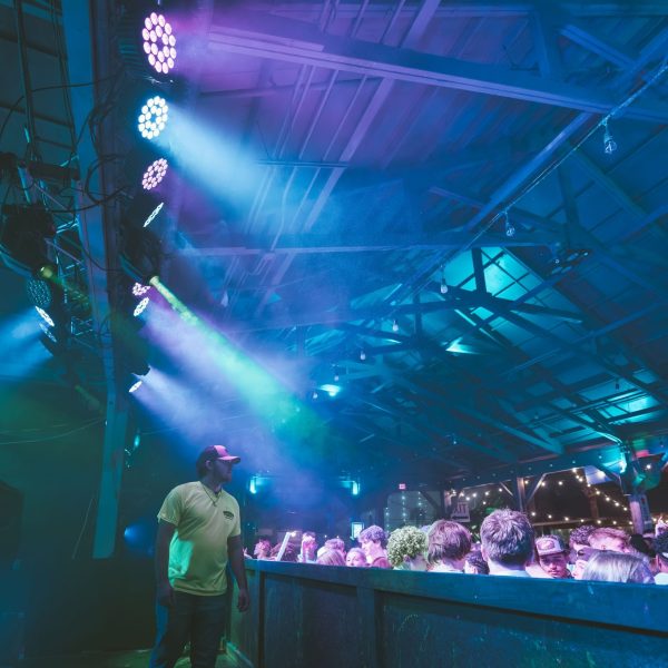 Stage beams wide, PCB Spring Break 2026