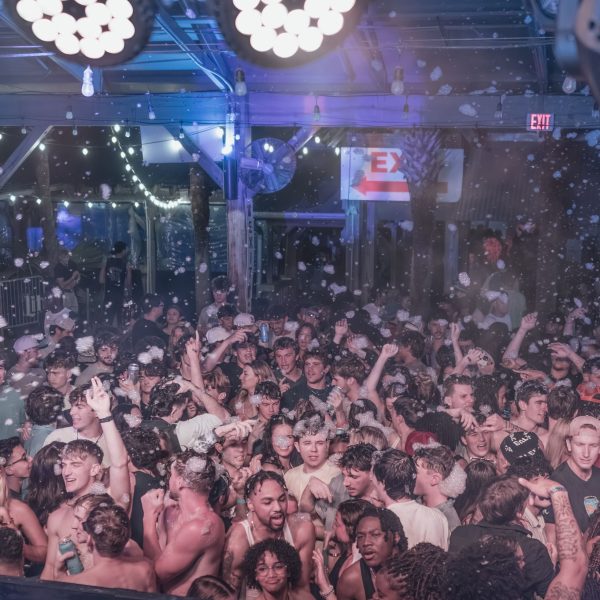 Huge crowd wide, PCB Spring Break 2026