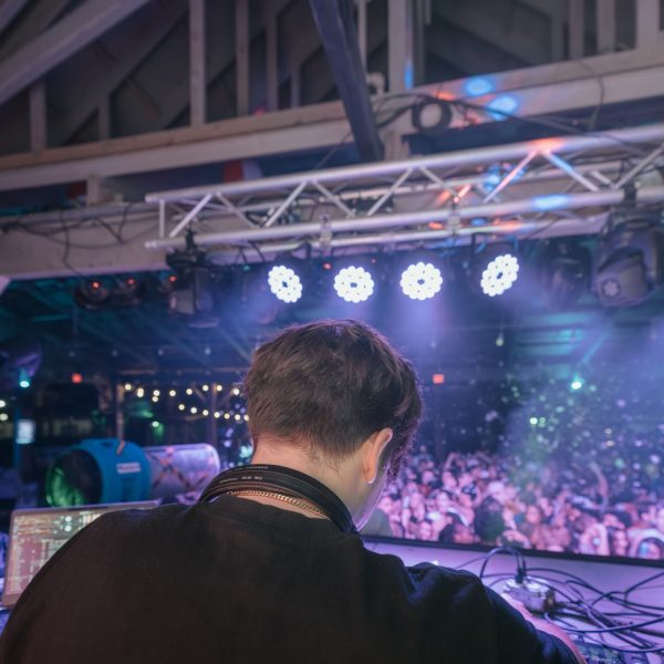 DJ over crowd, PCB Spring Break 2026