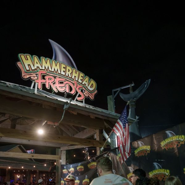Hammerhead Fred's entrance, PCB Spring Break 2026