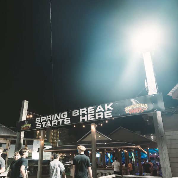 Spring Break Starts Here entrance, PCB Spring Break 2026
