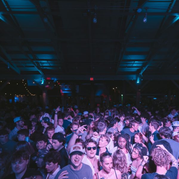 Wide crowd under roof, PCB Spring Break 2026