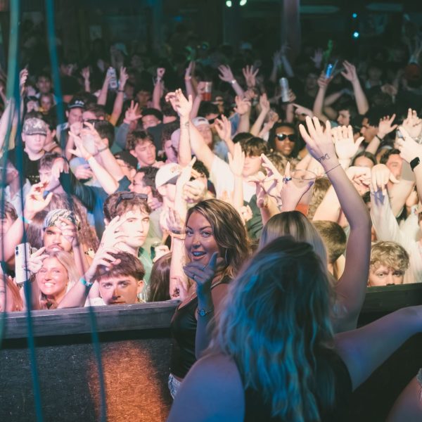 Crowd hands up, PCB Spring Break 2026
