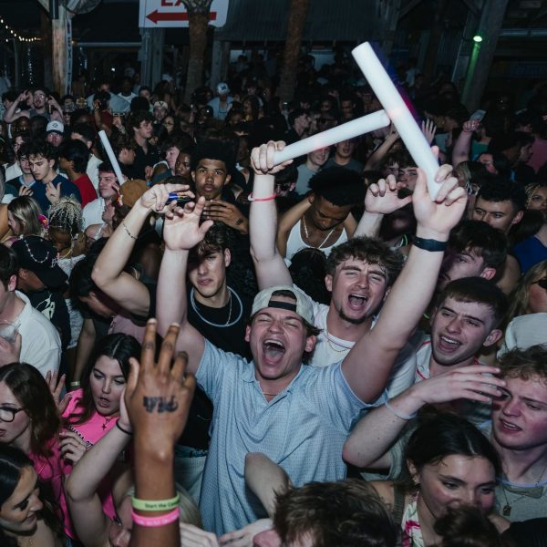 Crowd glow sticks, PCB Spring Break 2026