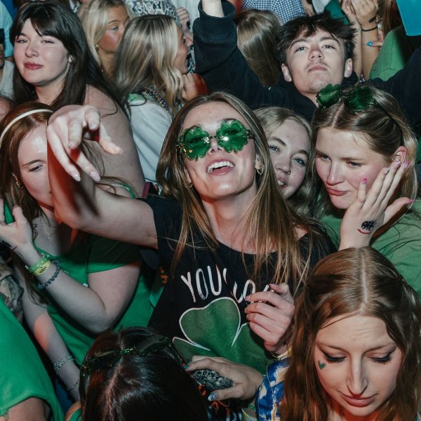 Girl shamrock glasses, PCB Spring Break 2026